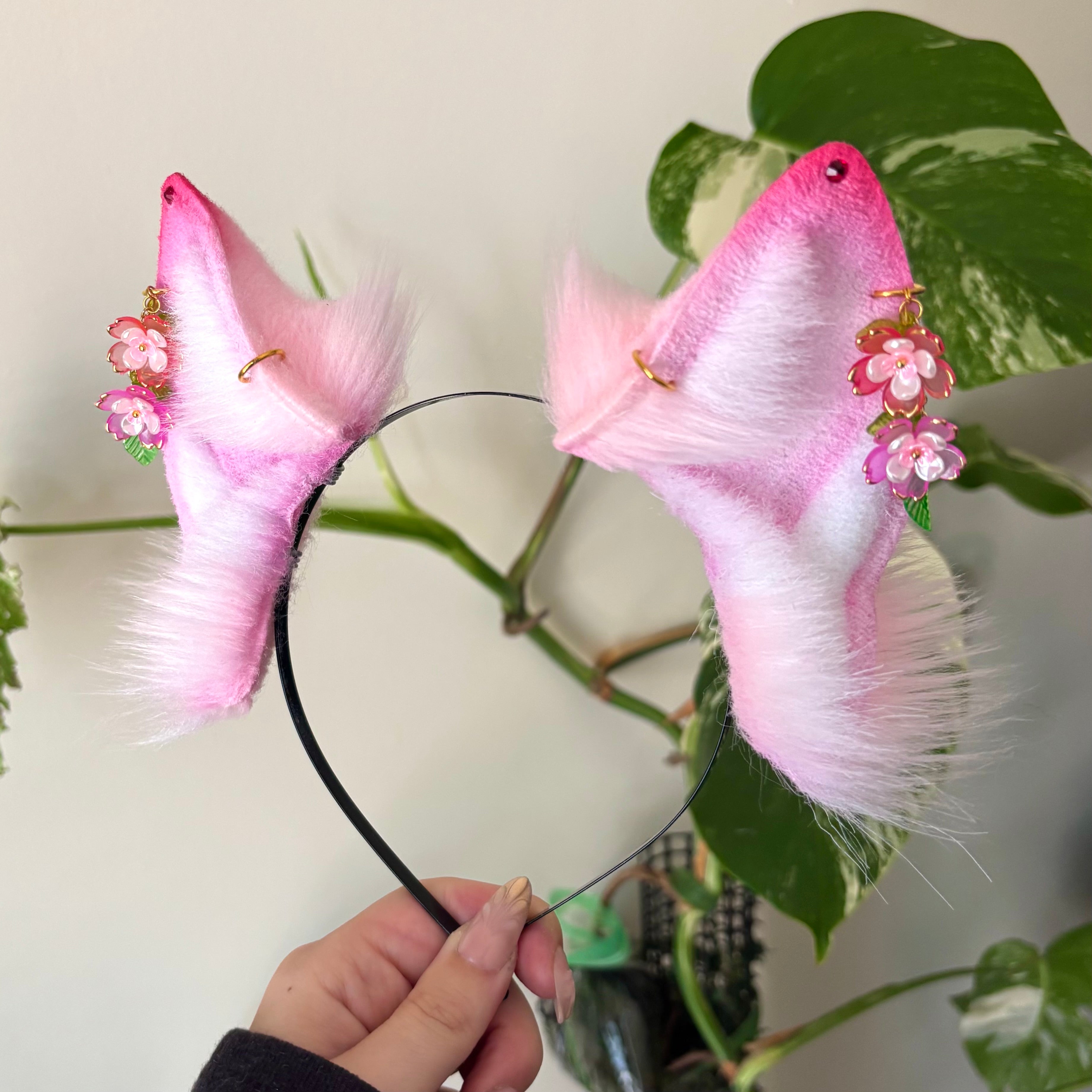 Pink Sakura Cat Ears