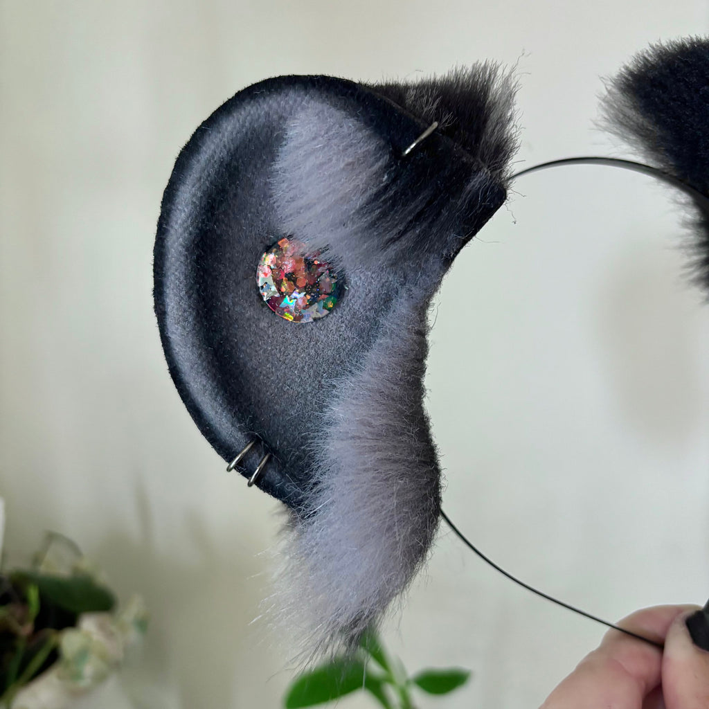 Grey Ember Roundie Ears