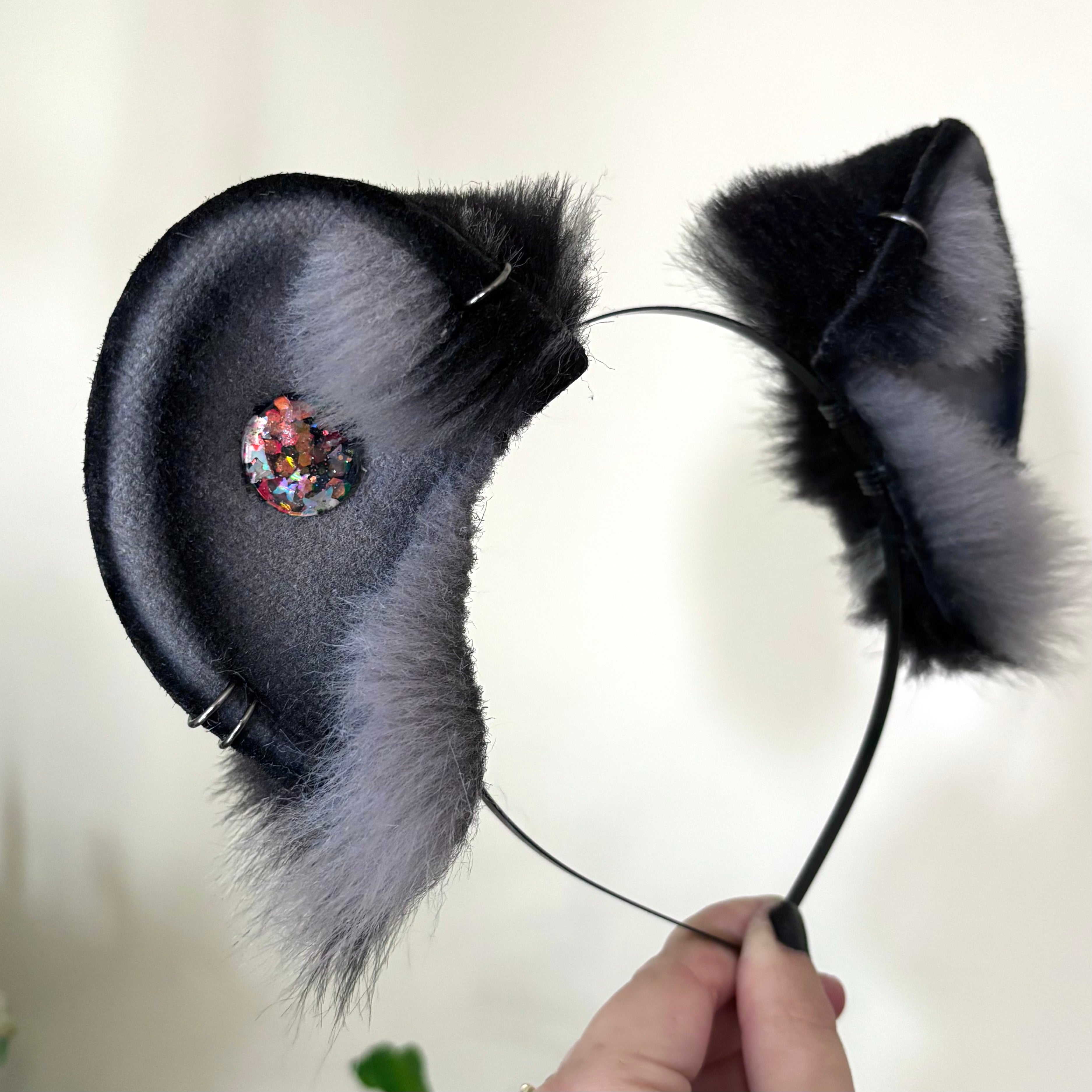Grey Ember Roundie Ears