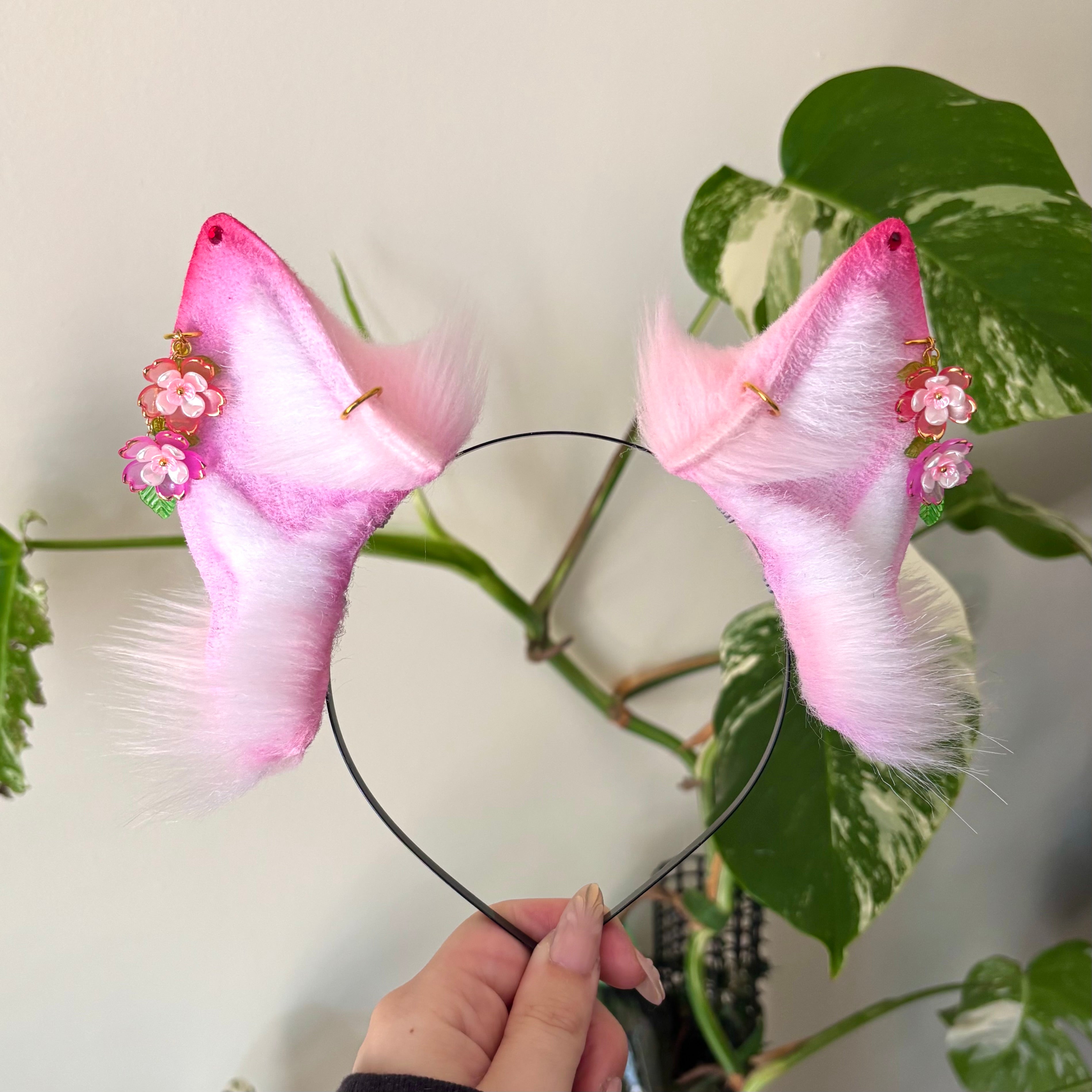Pink Sakura Cat Ears