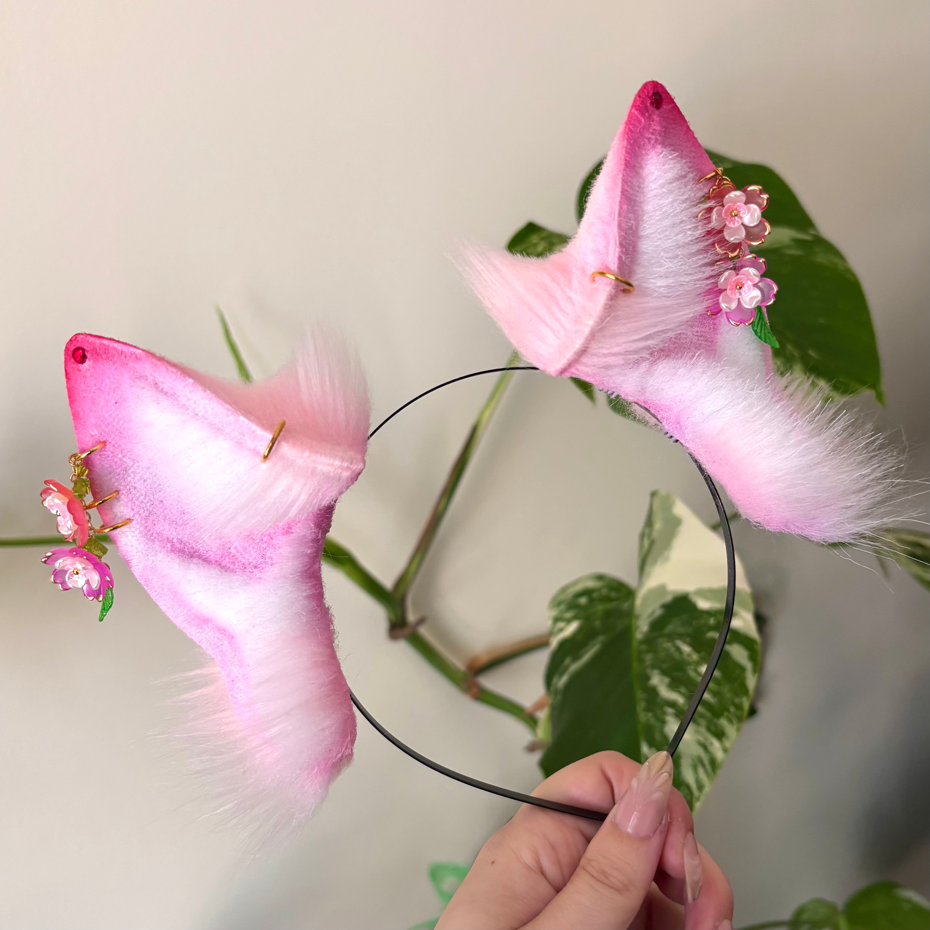 Pink Sakura Cat Ears